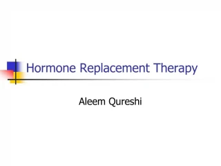 Hormone Replacement Therapy - slide 1
