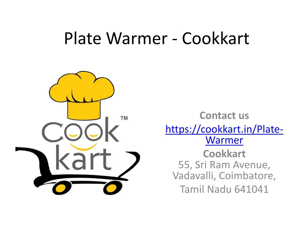 plate warmer cookkart
