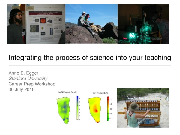 Integrating the process of science into your teaching