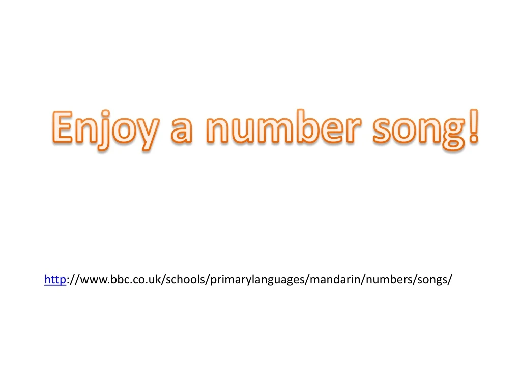 PPT - A number song PowerPoint Presentation, free download - ID