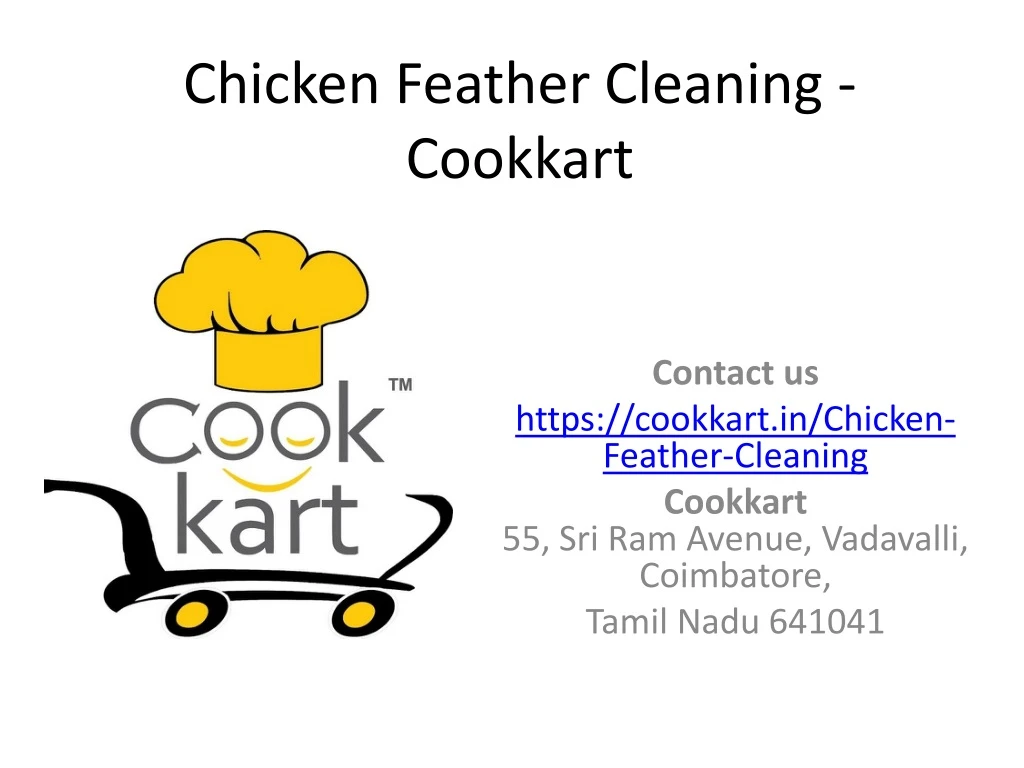chicken feather cleaning cookkart