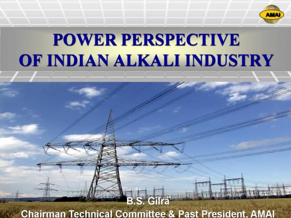 POWER PERSPECTIVE OF INDIAN ALKALI INDUSTRY