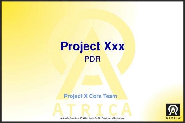 Project Xxx