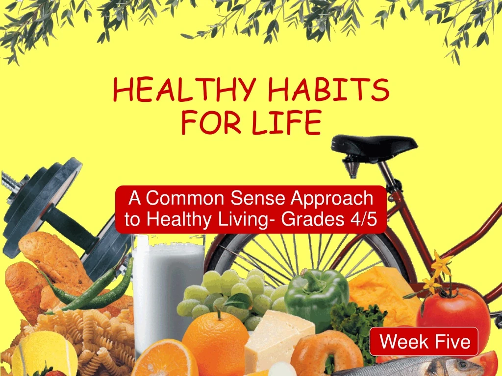 healthy habits for life