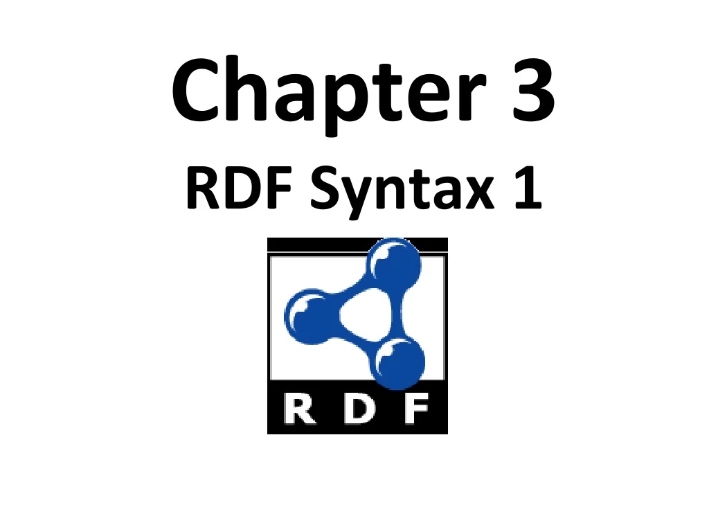 chapter 3 rdf syntax 1