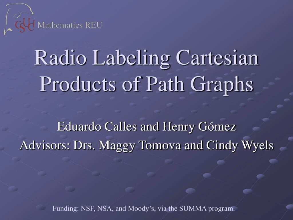 radio labeling cartesian products of path graphs