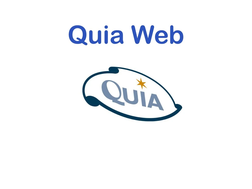 quia web