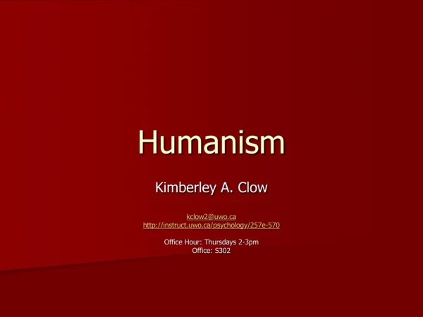 Humanism