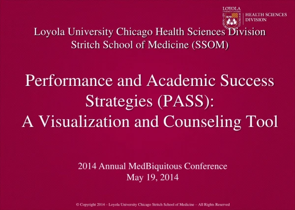 2014 Annual MedBiquitous Conference May 19, 2014