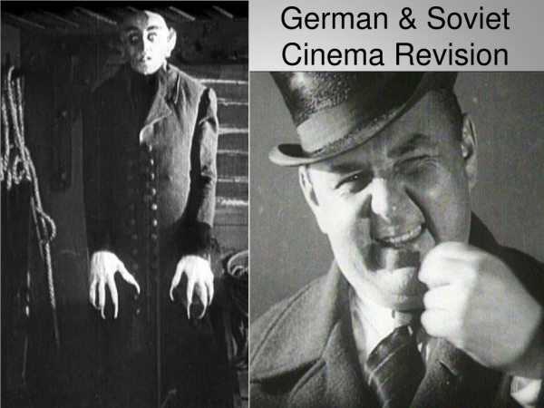 German &amp; Soviet Cinema Revision