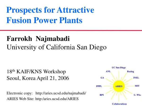 Prospects for Attractive Fusion Power Plants