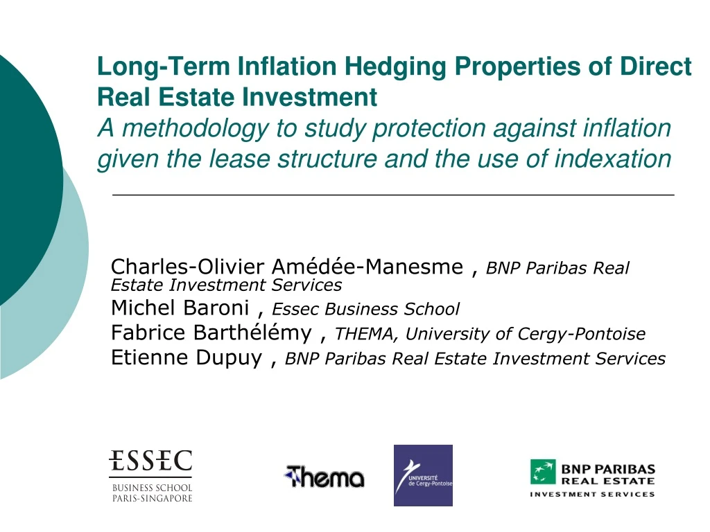 long term inflation hedging properties of direct