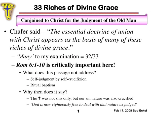 33 Riches of Divine Grace
