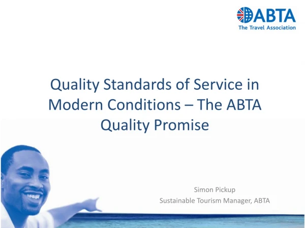 Quality Standards of Service in Modern Conditions – The ABTA Quality Promise