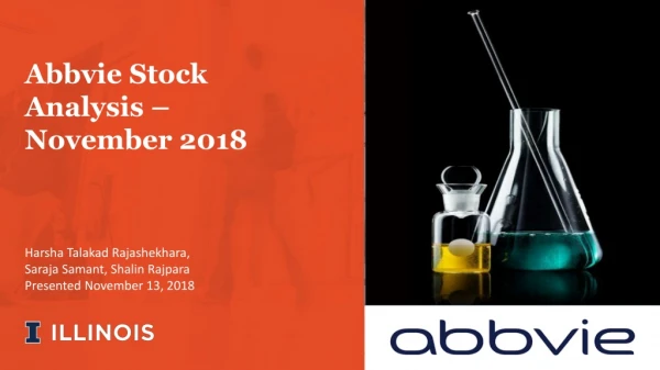 Abbvie Stock Analysis – November 2018