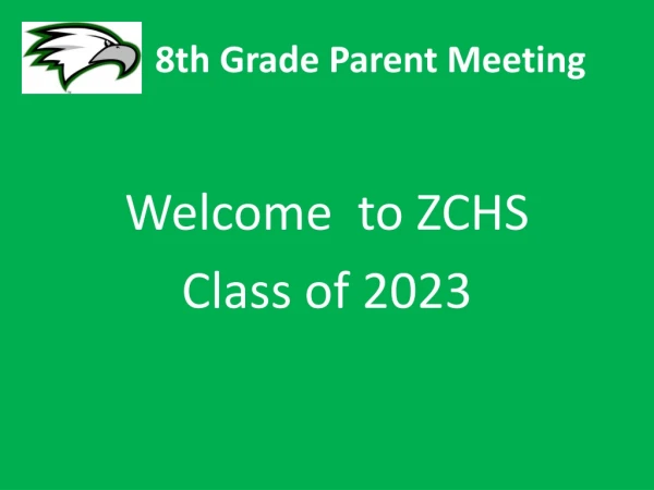 8th Grade Parent Meeting