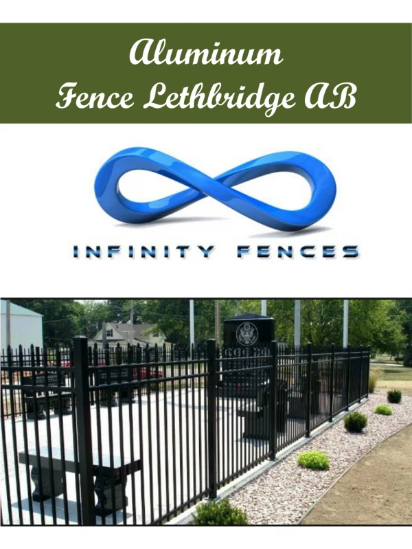 Aluminum Fence Lethbridge AB