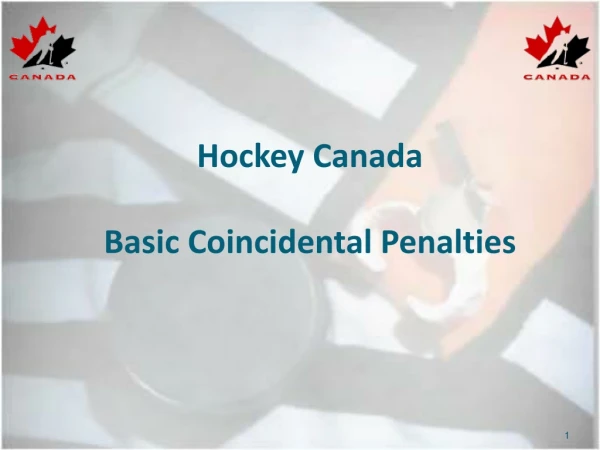 Hockey Canada Basic Coincidental Penalties