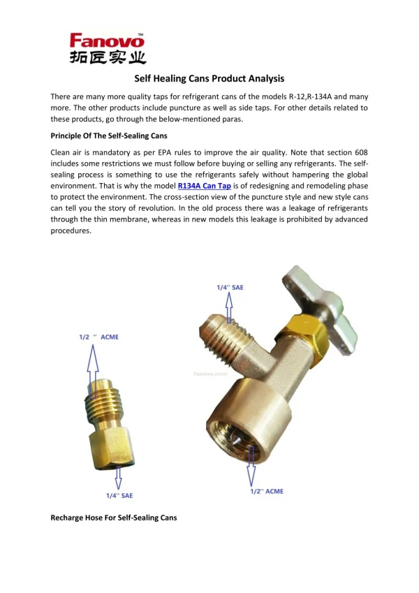 self healing cans product analysis