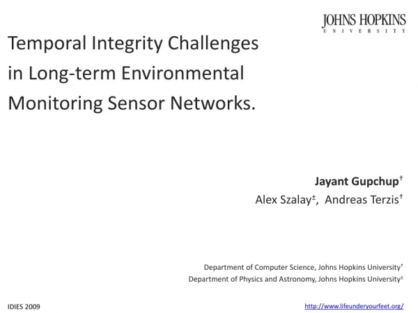 Temporal Integrity Challenges in Long-term Environmental Monitoring Sensor Networks.