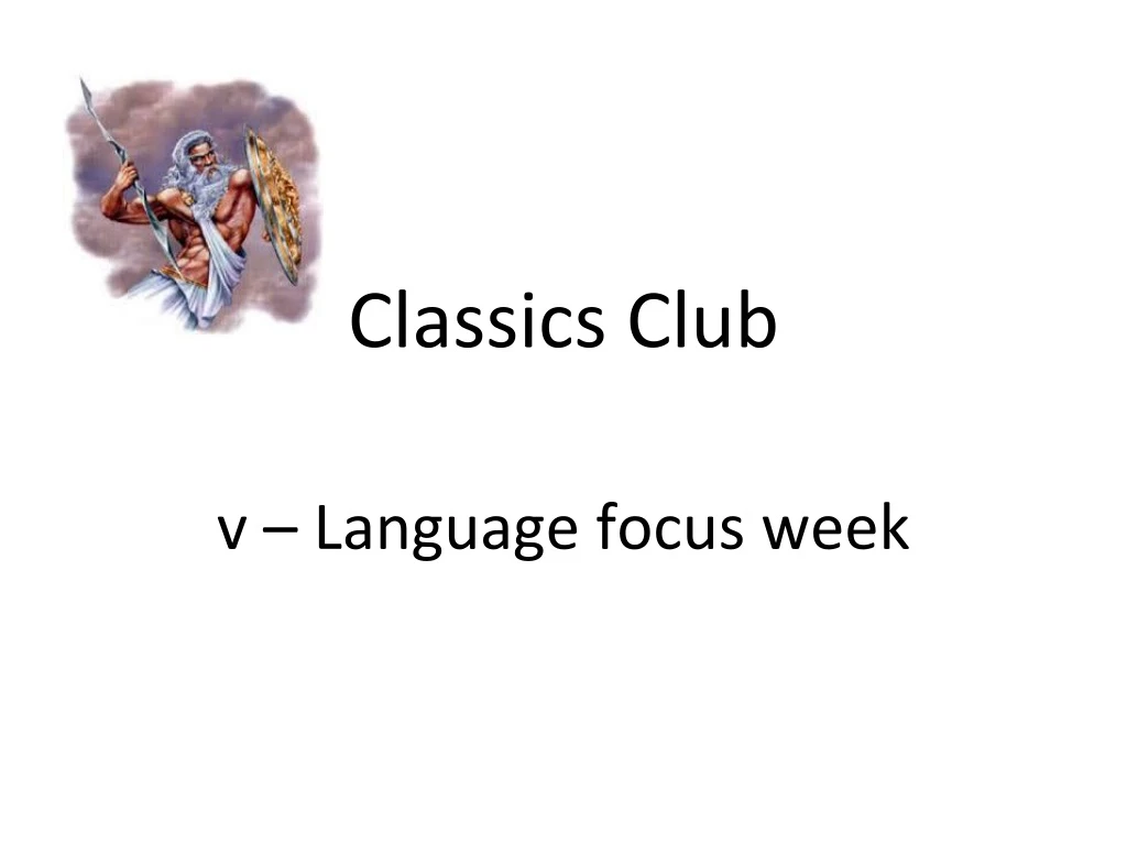 classics club