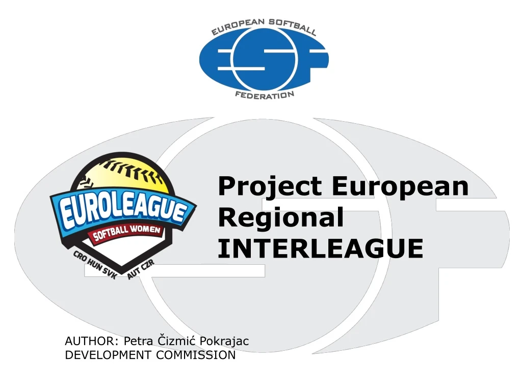 project european regional interleague