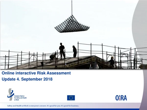 Online interactive Risk Assessment Update 4. September 2018