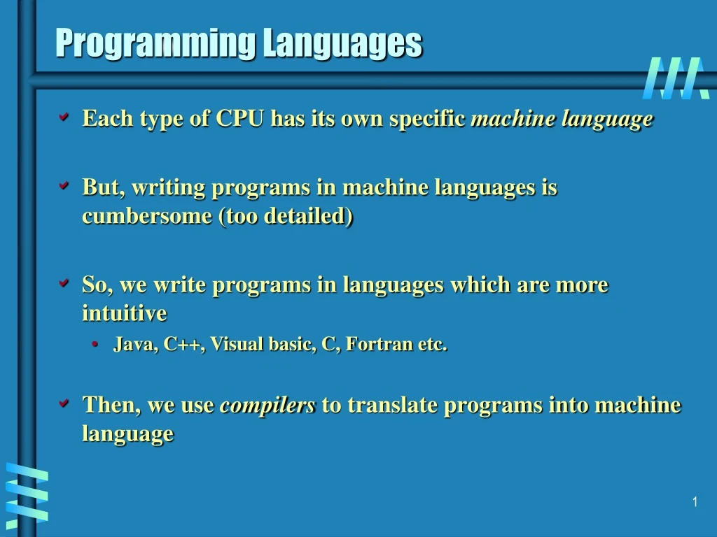 programming languages