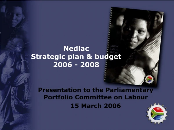 Nedlac Strategic plan &amp; budget 2006 - 2008
