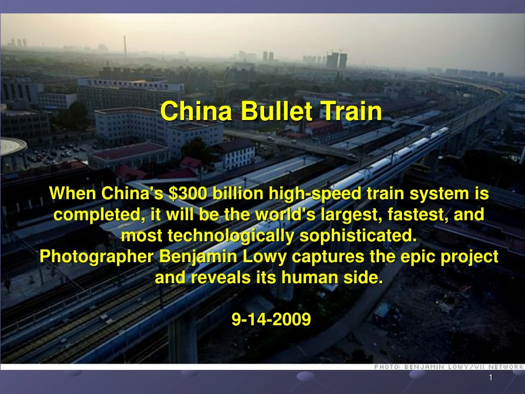 china bullet train