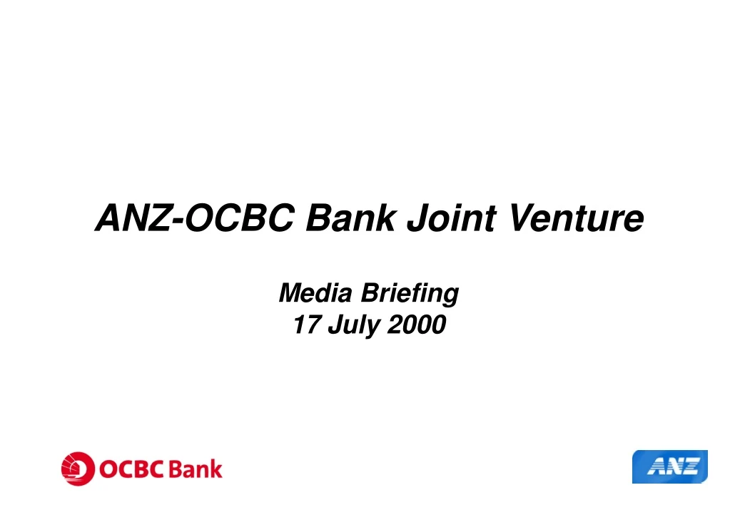 anz ocbc bank joint venture