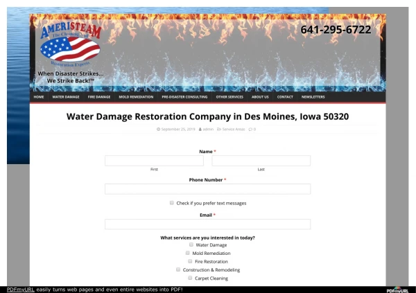 Water Damage Restoration Company
