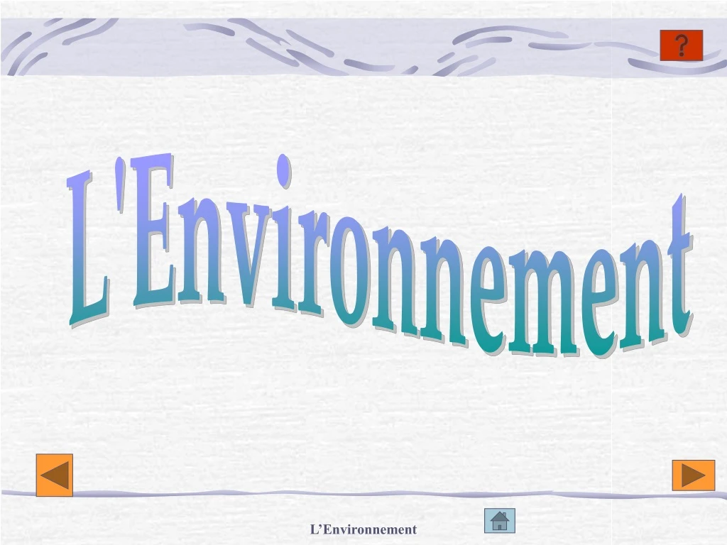 l environnement