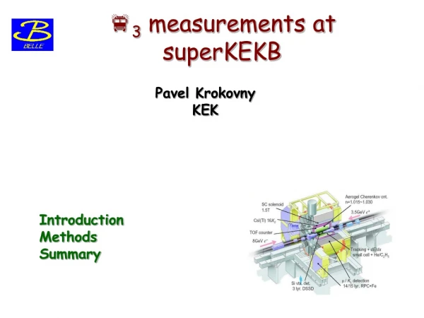 f 3 measurements at superKEKB