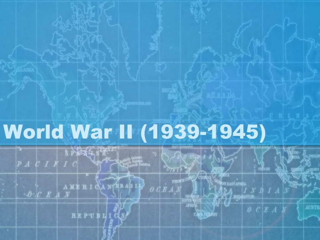 world war ii 1939 1945