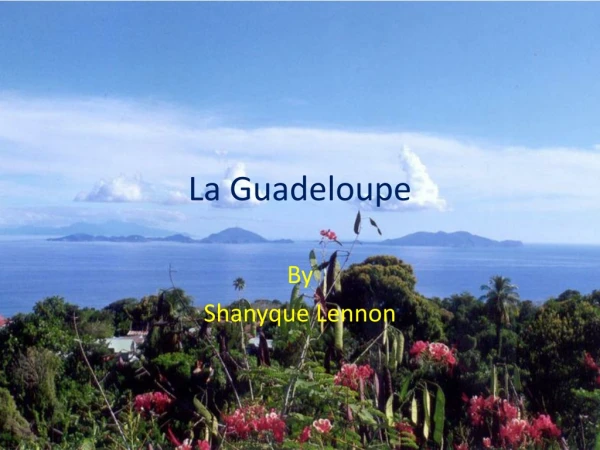 La Guadeloupe