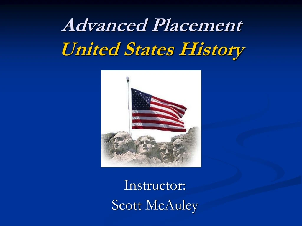 advanced placement united states history