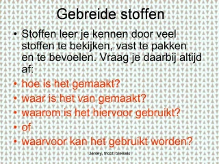 Gebreide stoffen - slide 1