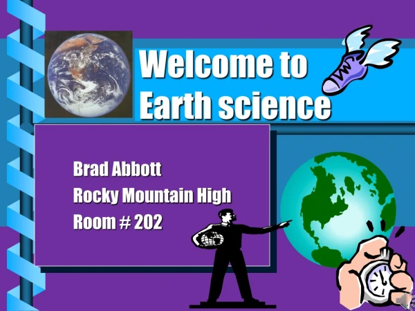 Welcome to Earth science
