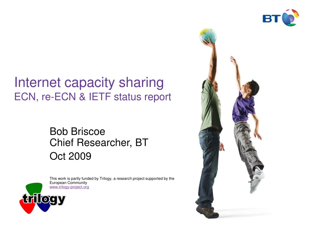 internet capacity sharing ecn re ecn ietf status report