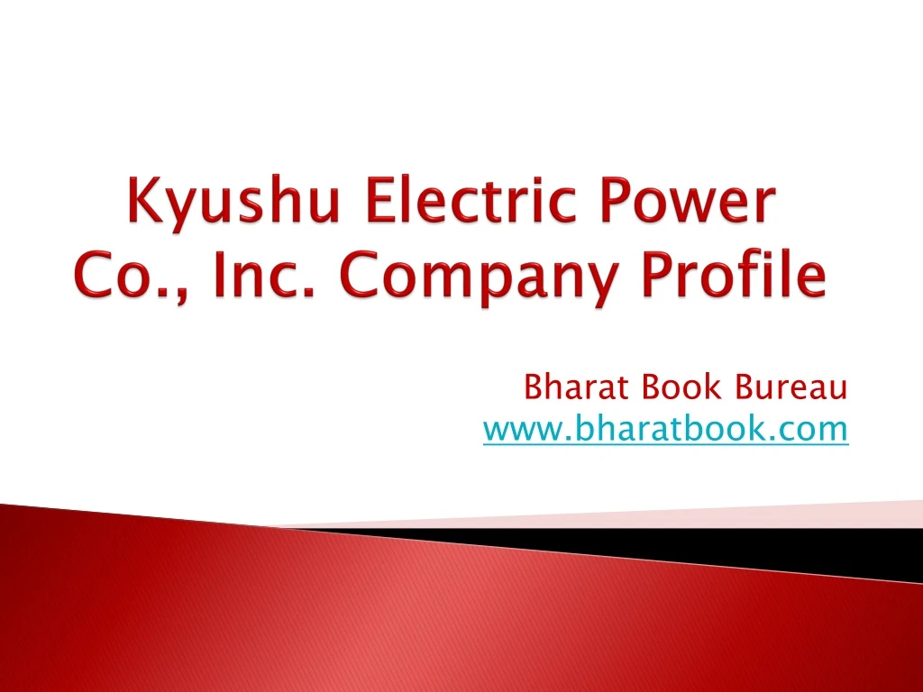 kyushu electric power co inc company profile