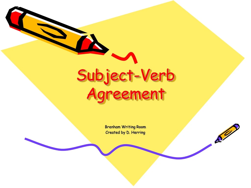 subject verb agreement