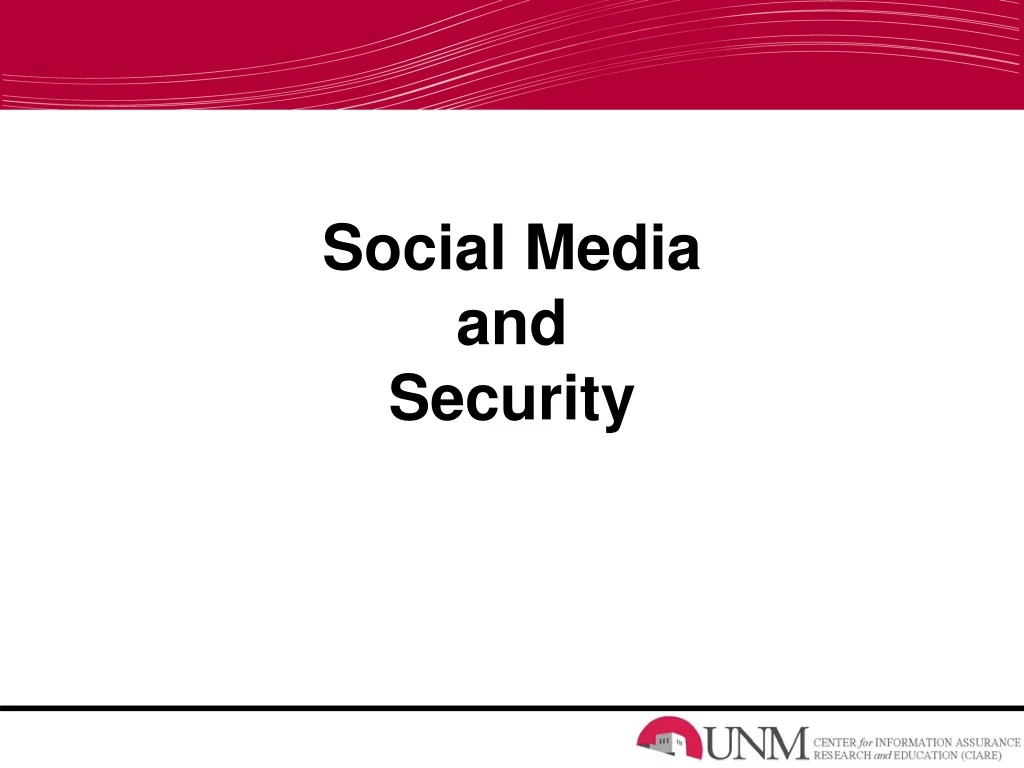 social media and security