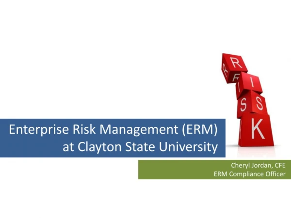 Enterprise Risk Management (ERM) at Clayton State University