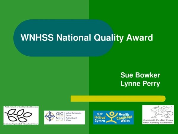 WNHSS National Quality Award