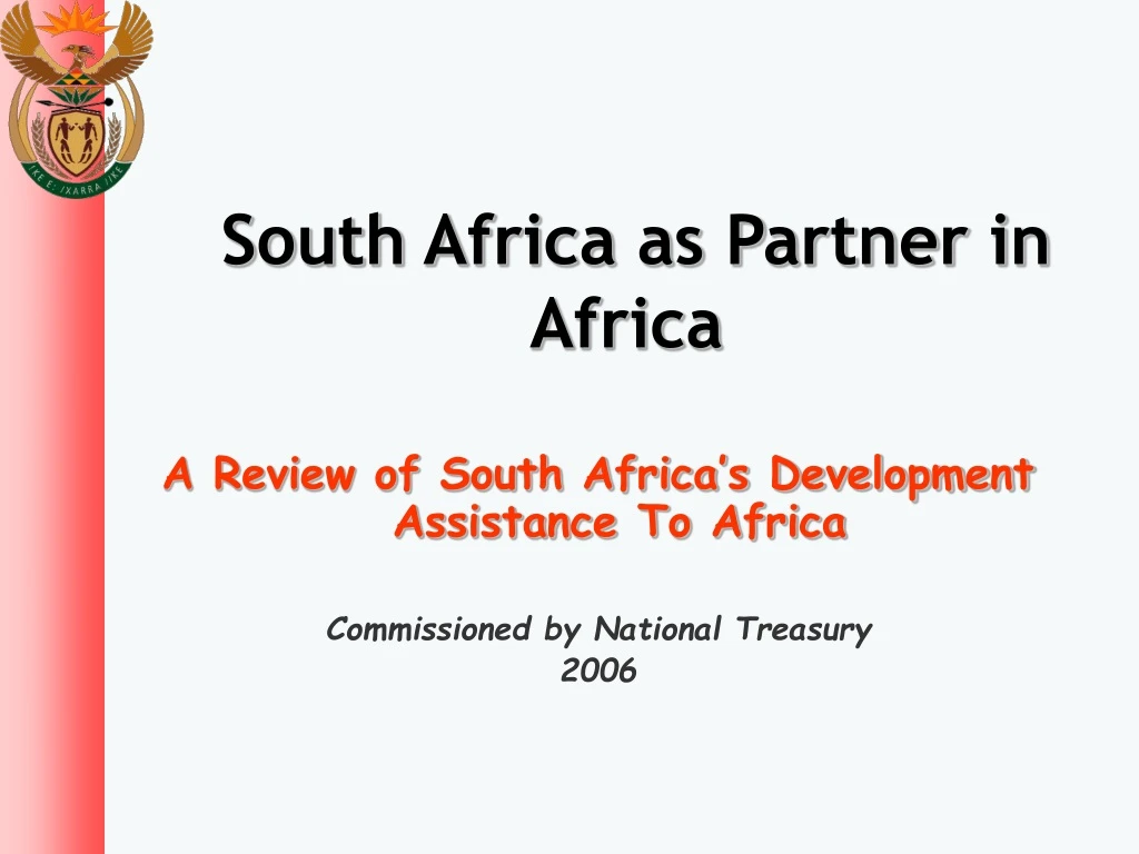 south africa as partner in africa