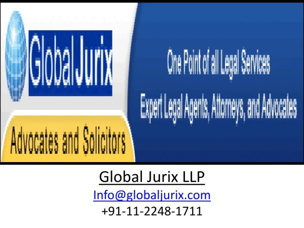 Global Jurix Comes With Leatest IPR & Company Law Services