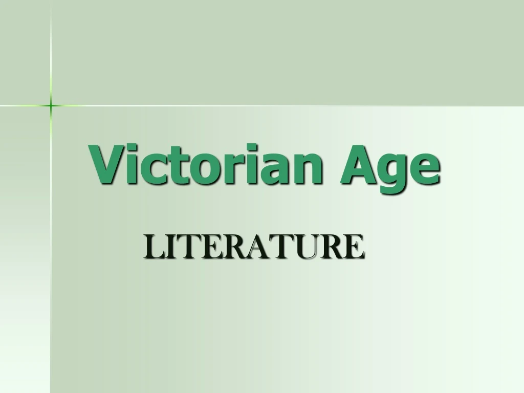 victorian age