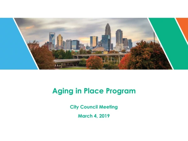 Aging in Place Program