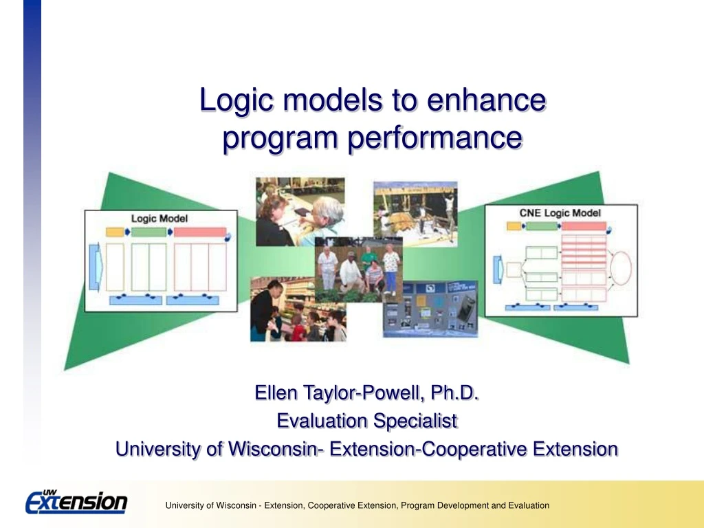 logic models to enhance program performance